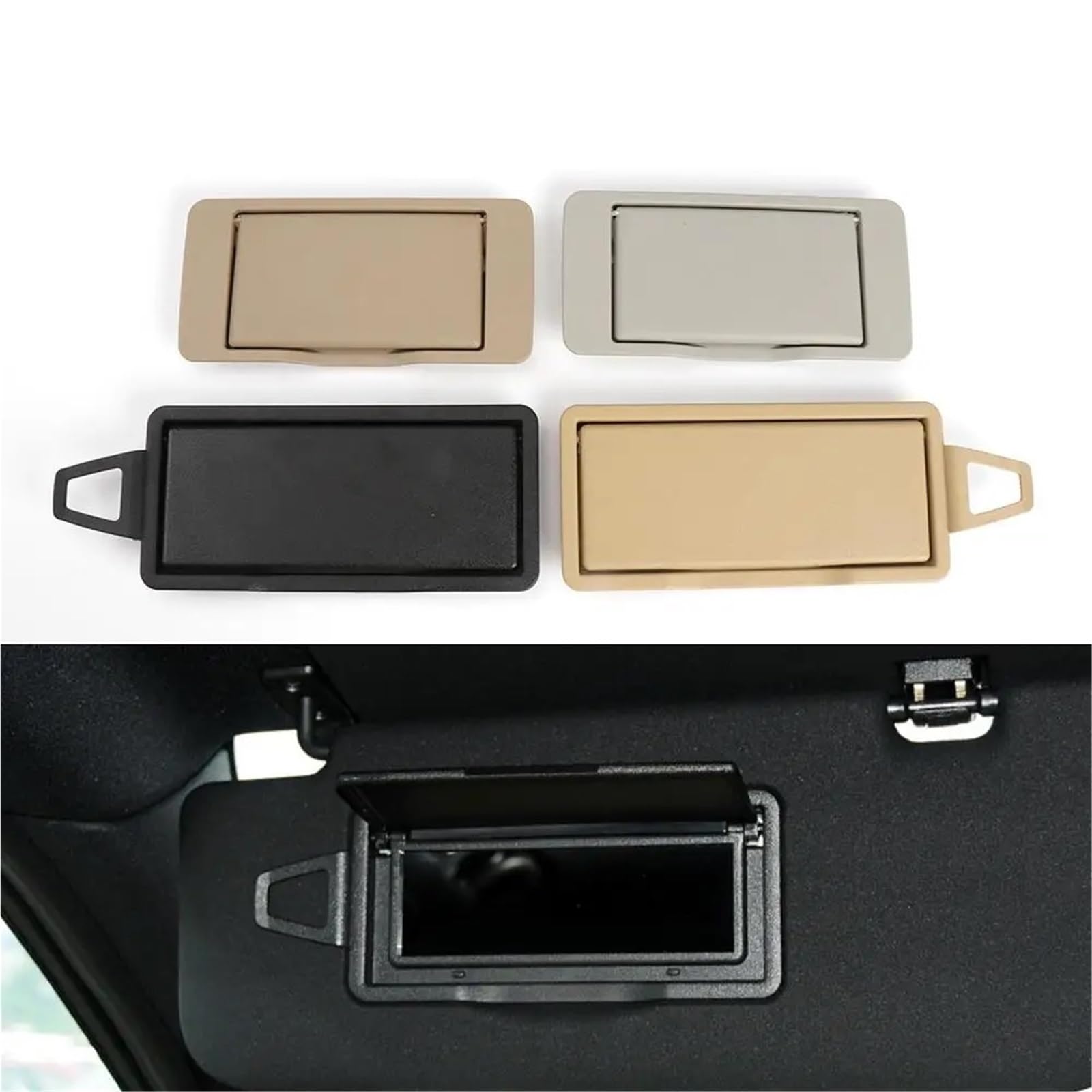 MKVAXR W164 X164 W251 Auto-Sonnenschutz, Visierspiegel, Make-up-Kosmetikspiegel, for Mercedes Benz, ML GL R-Klasse ML300 ML320 R500 GL400 Make-up-Spiegel für die Sonnenblende im Auto(Model A Left Yell MKVAXR W164 X164 W251 Auto-Sonnenschutz, Visierspiegel, Make-up-Kosmetikspiegel, for Mercedes Benz, ML GL R-Klasse ML300 ML320 R500 GL400 Make-up-Spiegel für die Sonnenblende im Auto(Model A Left Yell von MKVAXR