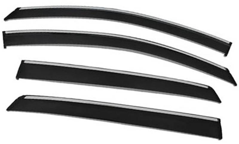 MKVAXR Windschutz, for VW, for Polo, Schrägheck 2011 2012 2013 2014 2015 2016 2017 2018, Auto-Seitenfenster-Abweiser, Fenster-Visier-Entlüftungs-Sonnenschutz Sonnenschutz für Seitenfenster von MKVAXR