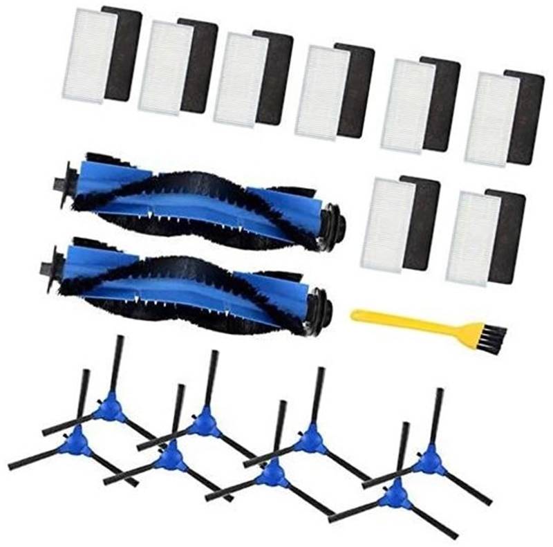 MKVAXR Zubehör-Set for Eufy Robovac 11S 30 30C 15C 12 35C Roboterstaubsaugerfilter, Seitenbürsten, Hauptbürste Roboterstaubsauger-Ersatzkit von MKVAXR