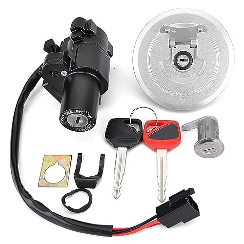 MKVAXR Zündschalter Tankdeckel, for Sitz, Schlossschlüsselsatz, for FMX650 2005-2006 35010-MFC-640 CB250 Hornet 250 Zündschlüssel für Autositze MKVAXR Zündschalter Tankdeckel, for Sitz, Schlossschlüsselsatz, for FMX650 2005-2006 35010-MFC-640 CB250 Hornet 250 Zündschlüssel für Autositze von MKVAXR