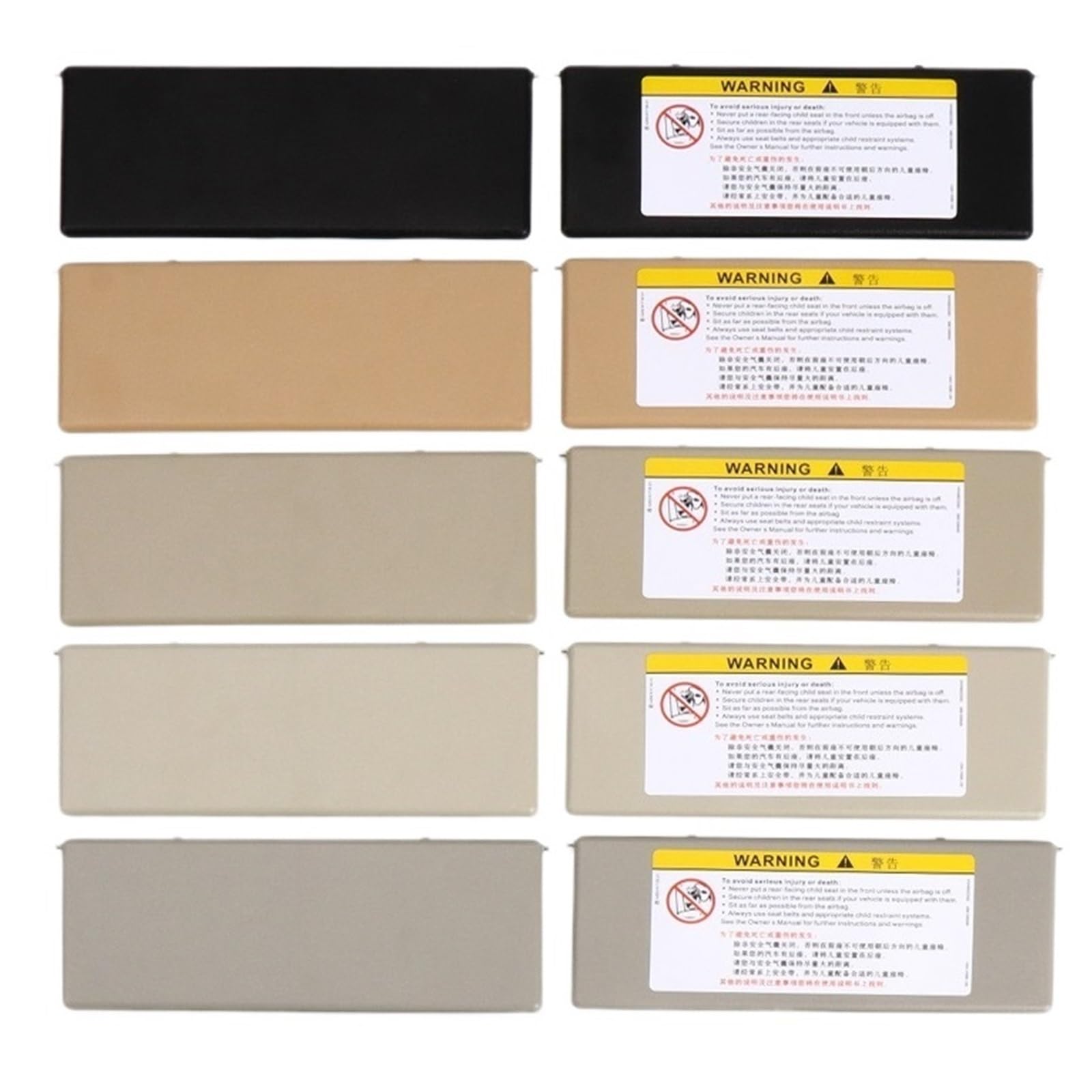 MKVAXR for Buick, Envision Regal Auto-Innenspiegel, Schminkspiegel, automatische Sonnenschutzblende, Spiegelabdeckung, for Buick, Lacrosse Make-up-Spiegel für die Sonnenblende im Auto(Dark Beige) von MKVAXR