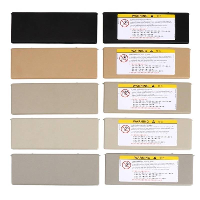 MKVAXR for Buick, Envision Regal Auto-Innenspiegel, Schminkspiegel, automatische Sonnenschutzblende, Spiegelabdeckung, for Buick, Lacrosse Make-up-Spiegel für die Sonnenblende im Auto(Dark Beige) von MKVAXR