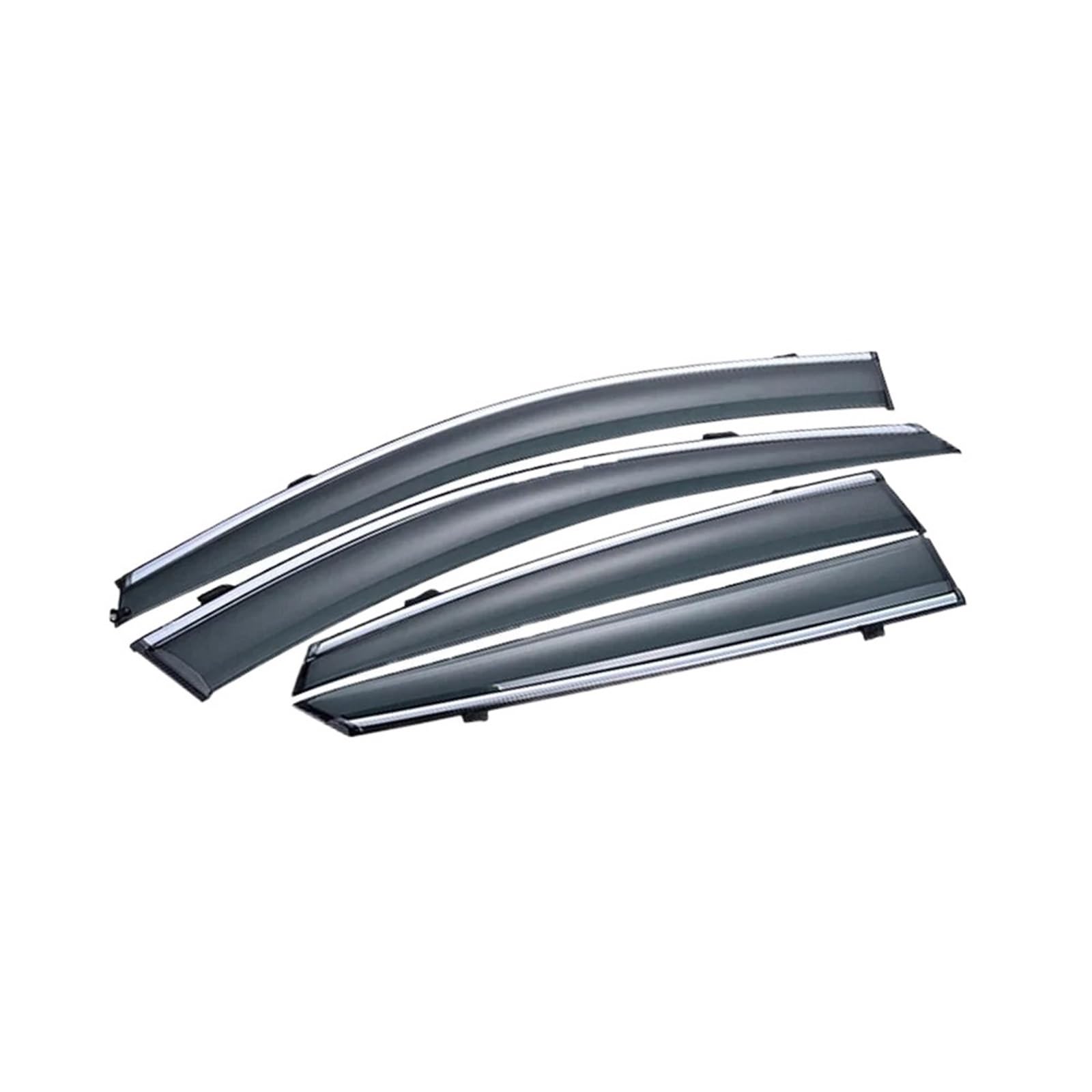 MKVAXR for Lincoln, MKC MKX MKZ Continental 2013-2020 Autofenster Sonnenschutz Regenschutz Visier Schild Schutz Schutzabdeckung Zierrahmen Aufkleber Sonnenblende für Seitenfenster(for MKC 2014-2020) von MKVAXR