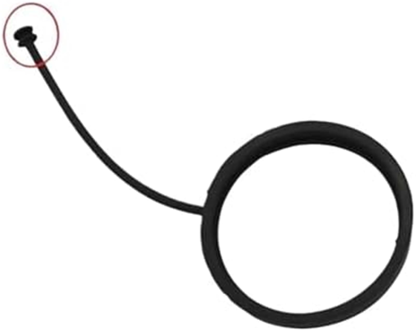 MKVAXR for Mercedes-Benz, for CEAS-Klasse W212 W211 W203 W204 W205 W213 SLK Auto Tankdeckel Abdeckung Leitung Kabel Drahtseil Auto Tankdeckel-Haltegurt(Black New Model) von MKVAXR