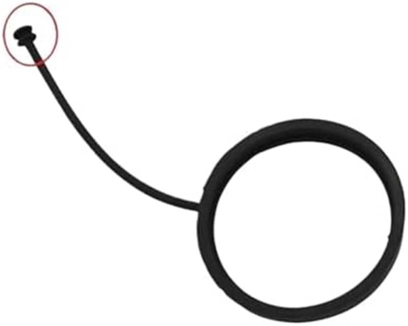 MKVAXR for Mercedes-Benz, for CEAS-Klasse W212 W211 W203 W204 W205 W213 SLK Auto Tankdeckel Abdeckung Leitung Kabel Drahtseil Auto Tankdeckel-Haltegurt(Black New Model) von MKVAXR