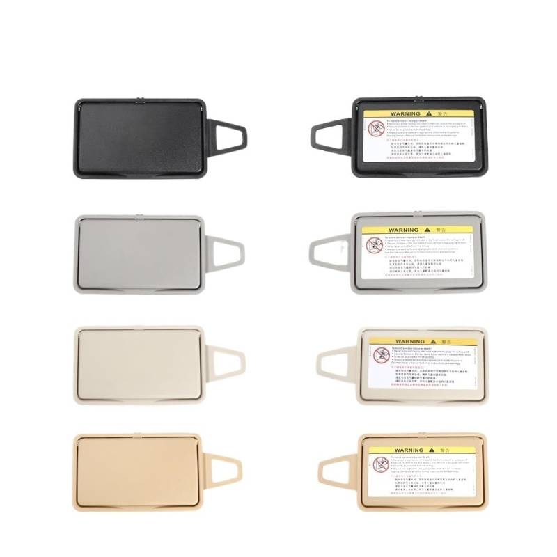 MKVAXR for Mercedes W211 W219 Neuwagen-Sonnenblenden-Spiegelabdeckung, Make-up-Spiegelabdeckung, for Benz, E CLS-Klasse E200 CLS300 2118100410 Make-up-Spiegel für die Sonnenblende im Auto(Gray Right) von MKVAXR