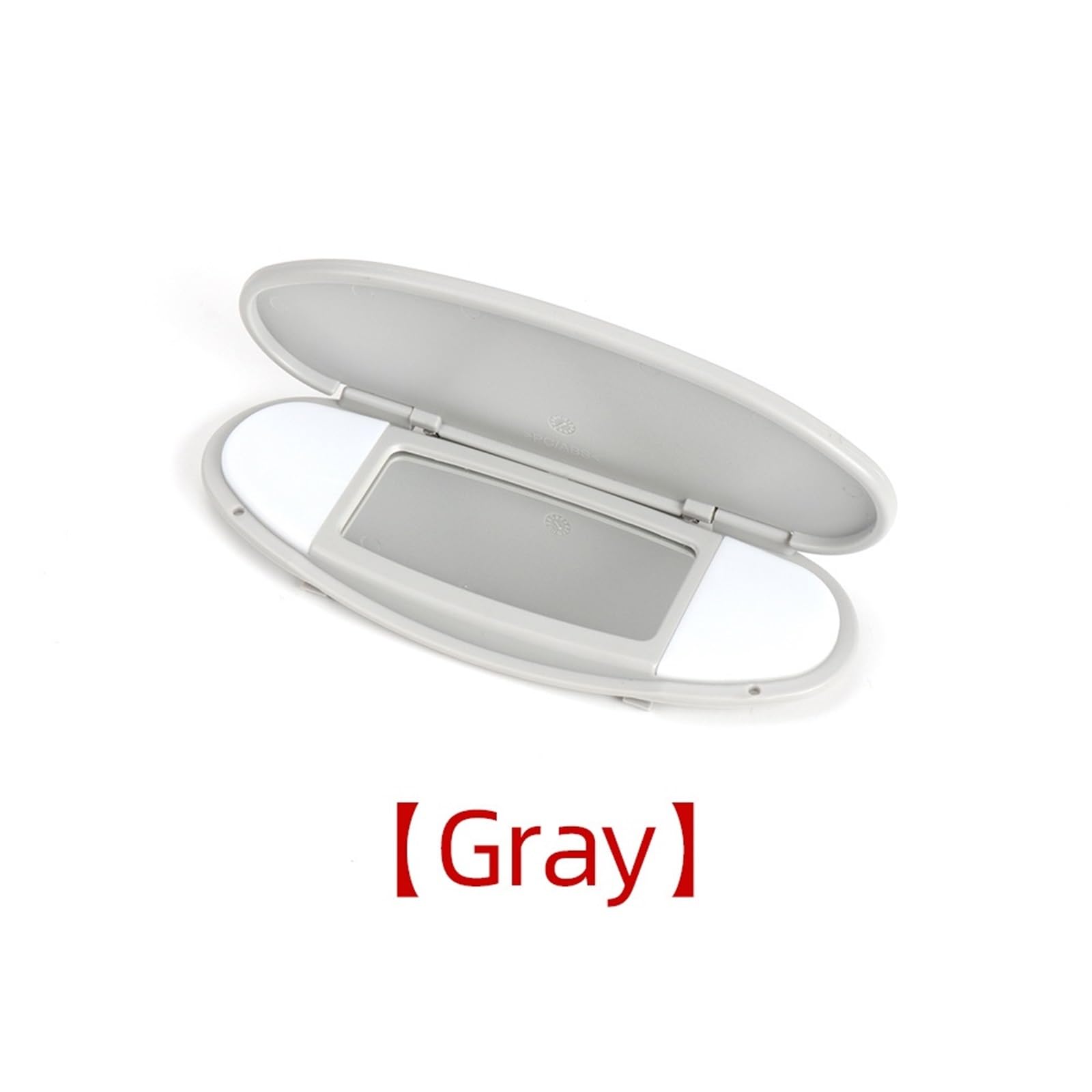 MKVAXR for Mini, for R55 R56 R60 2007-2014 F55 F56 F60 Cooper Neuwagen Sonnenblende Spiegelabdeckung Make-up Spiegelabdeckung Make-up-Spiegel für die Sonnenblende im Auto(Grey) von MKVAXR