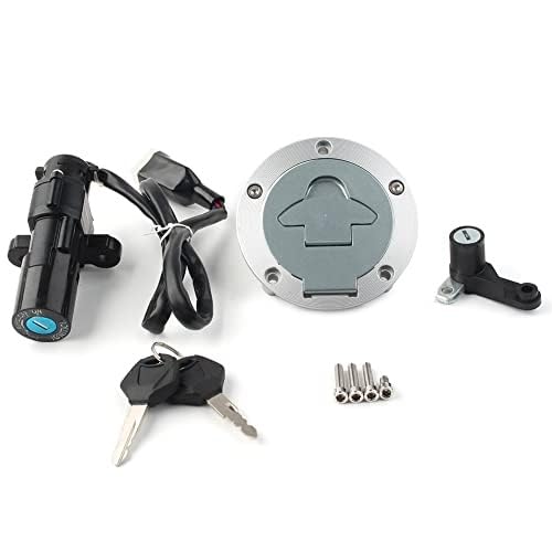 MKVAXR for YZF-R25 R3 2015-2019 Zündschalter Tankdeckel, for Sitz, Schlossschlüsselsatz Motorrad-Zündschalter von MKVAXR