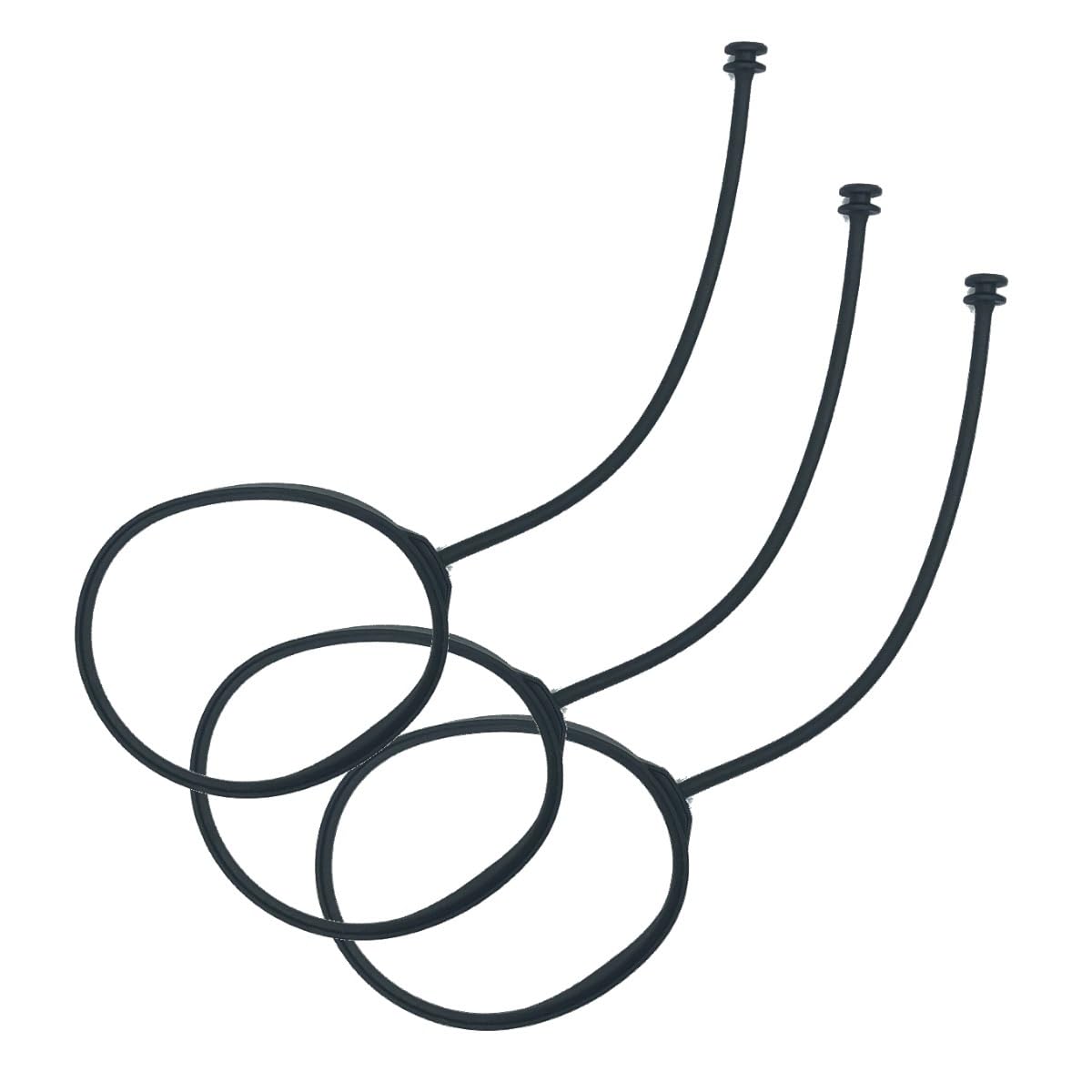 Seil zur Befestigung des Tankdeckels, MKVAXR 2/3Pcs Heizöl Tank Abdeckung Kabel Kappe Seil Linie 16117222391 X1 X3 X4 X5 X6 Z4 E70 e46 E90 E39 E87 F10 F11 E83 E60(3Pcs) von MKVAXR