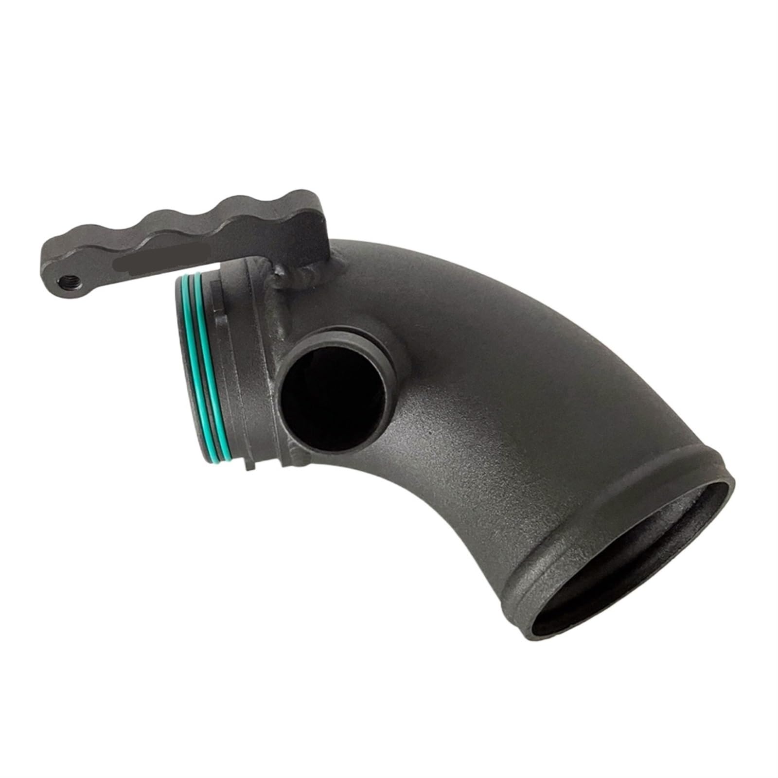Turbo-Ansaugluftschlauch, MKVAXR Turbolader-Einlass-Auslass-Upgrade-Rohr, Silikonschlauch, Schalldämpfer, Löschsatz(Inlet) von MKVAXR