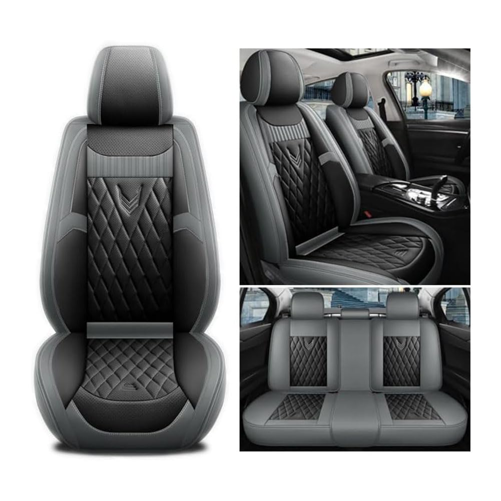 MKWGZPGW Autositzbezüge Leder Für C Class C250 C350 W204 Sport C220 W204 AMG Sports, Universal Sitzbezüge Vordersitze und Rücksitze, wasserdichte Sitz Protektor, Zubehör Innenraum,Grey MKWGZPGW Autositzbezüge Leder Für C Class C250 C350 W204 Sport C220 W204 AMG Sports, Universal Sitzbezüge Vordersitze und Rücksitze, wasserdichte Sitz Protektor, Zubehör Innenraum,Grey von MKWGZPGW
