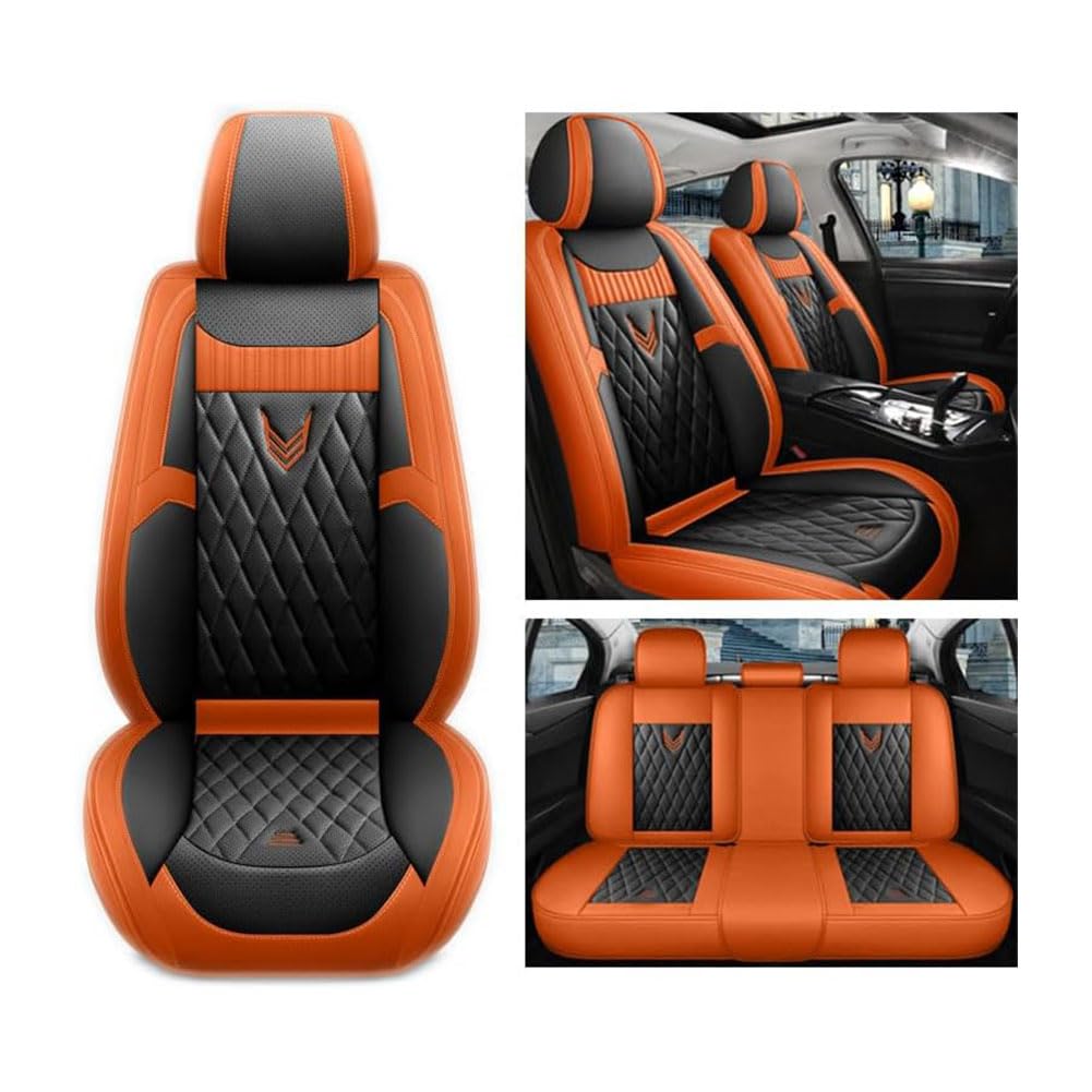 MKWGZPGW Autositzbezüge Leder Für Land Rover Evoque Discovery Sport Range Rover Velar Discovery 3/4/5, Universal Sitzbezüge Vordersitze und Rücksitze, wasserdichte Sitz Protektor, Zubehör Innenraum MKWGZPGW Autositzbezüge Leder Für Land Rover Evoque Discovery Sport Range Rover Velar Discovery 3/4/5, Universal Sitzbezüge Vordersitze und Rücksitze, wasserdichte Sitz Protektor, Zubehör Innenraum von MKWGZPGW