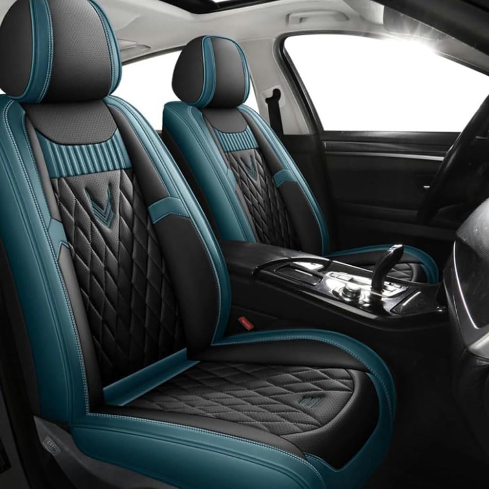 MKWGZPGW Autositzbezüge Leder Für Mitsubishi ASX L200 Outlander Ex Phev, Universal Sitzbezüge Vordersitze und Rücksitze, wasserdichte Sitz Protektor, Zubehör Innenraum,Blue MKWGZPGW Autositzbezüge Leder Für Mitsubishi ASX L200 Outlander Ex Phev, Universal Sitzbezüge Vordersitze und Rücksitze, wasserdichte Sitz Protektor, Zubehör Innenraum,Blue von MKWGZPGW