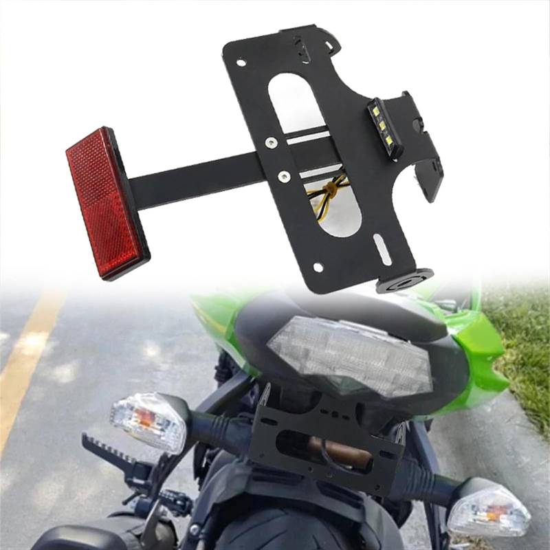 MKYOKO Hinten F&Ender Eliminator Für K&awasaki H2 SX SE 2018 2019 2020 2021 2022 Anzahl Kennzeichen Halter Halterung Schwanz Ordentlich von MKYOKO