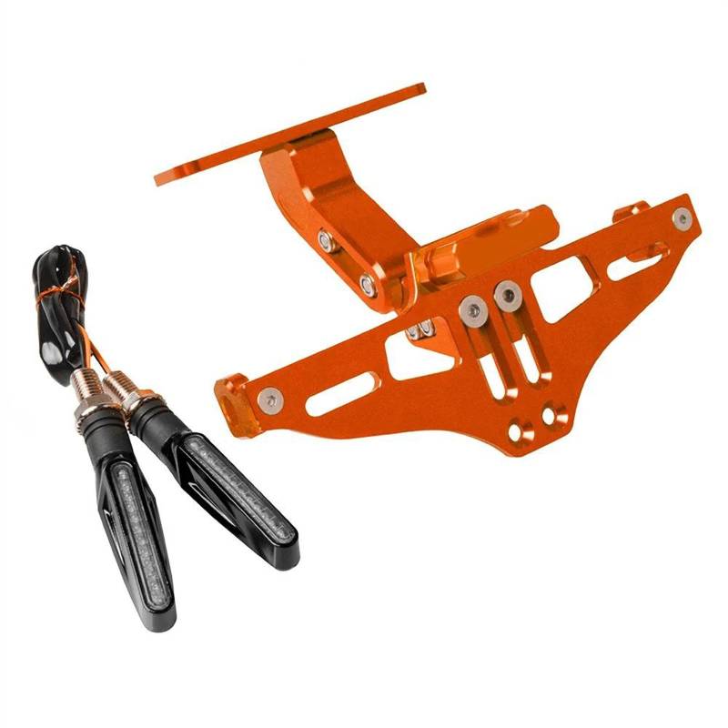 MKYOKO Hinten Kennzeichen Halter Halterung Mit Licht Schwanz Ordentlich F&Ender Eliminator Für K&awasaki Für VERSYS 650 300x 1000 X300 2008-2021 2020 von MKYOKO