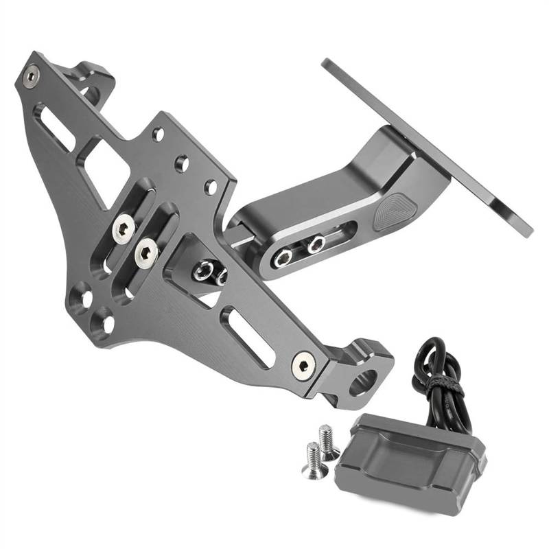 MKYOKO Hinten Kennzeichen Halter Halterung Mit Licht Schwanz Ordentlich F&Ender Eliminator Für K&awasaki Für VERSYS 650 300x 1000 X300 2008-2021 2020 von MKYOKO