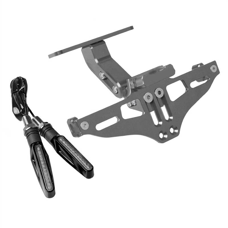 MKYOKO Hinten Kennzeichen Halter Halterung Mit Licht Schwanz Ordentlich F&Ender Eliminator Für K&awasaki Für VERSYS 650 300x 1000 X300 2008-2021 2020 von MKYOKO