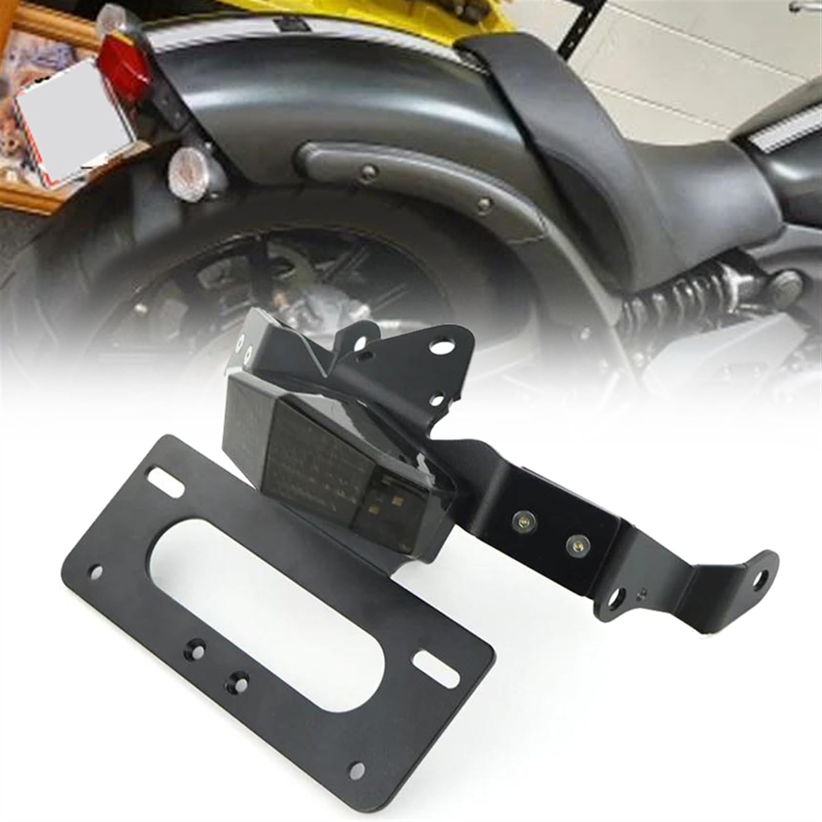 MKYOKO Hinten Schwanz Ordentlich F&Ender Eliminator Kit Kennzeichen Halter Halterung Für K&awasaki Für Vulcan S Cafe ABS 2016 2017 2018 2019 2020 2021 2022 2023 MKYOKO Hinten Schwanz Ordentlich F&Ender Eliminator Kit Kennzeichen Halter Halterung Für K&awasaki Für Vulcan S Cafe ABS 2016 2017 2018 2019 2020 2021 2022 2023 von MKYOKO