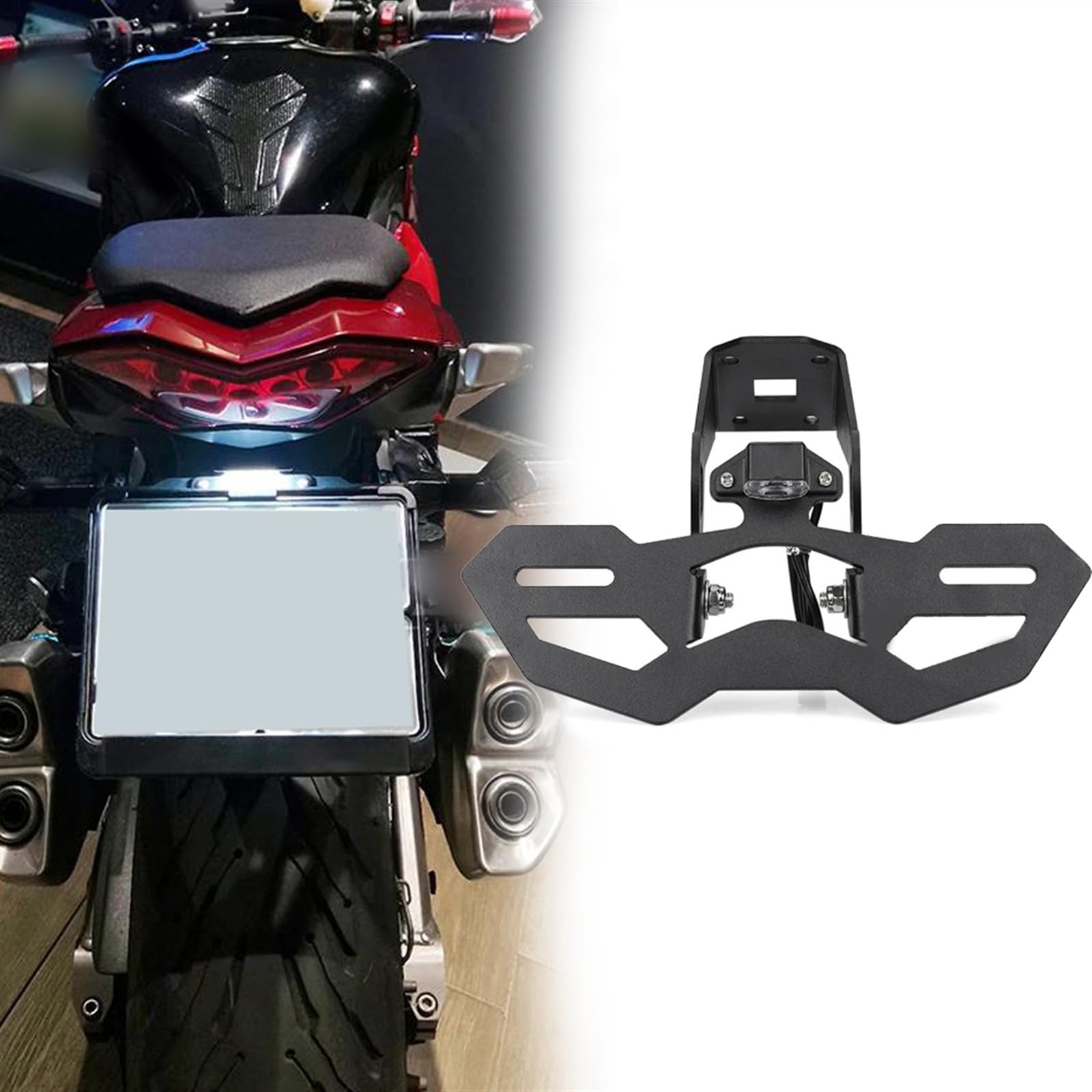 MKYOKO Kennzeichenhalter Für K&awasaki KLE 1000 Für VERSYS 2017-2018 Motorradzubehör Tail Tidy F&Ender Eliminator Mit Licht MKYOKO Kennzeichenhalter Für K&awasaki KLE 1000 Für VERSYS 2017-2018 Motorradzubehör Tail Tidy F&Ender Eliminator Mit Licht von MKYOKO