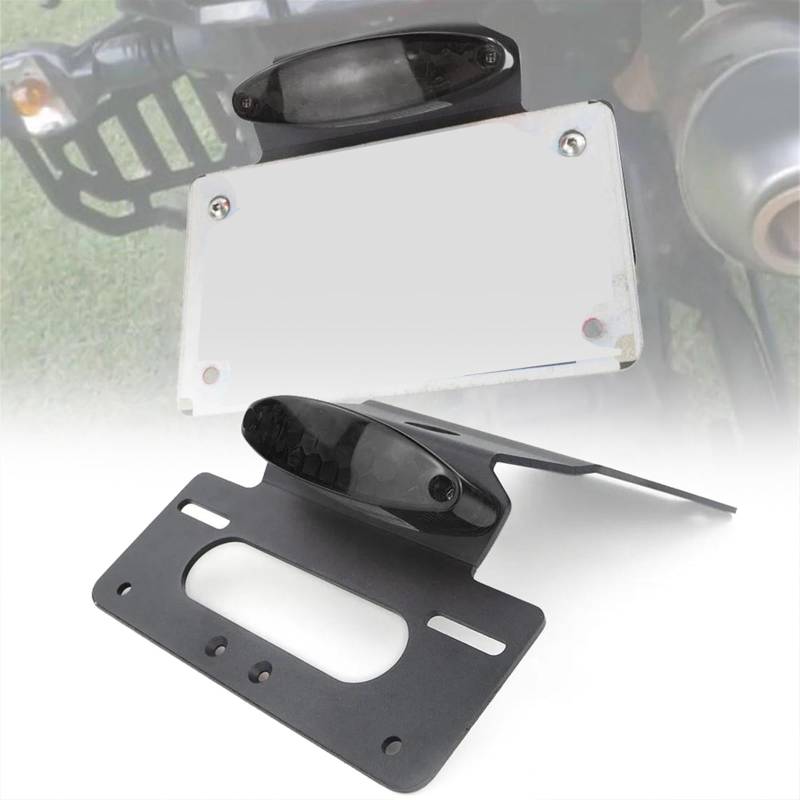 MKYOKO Kennzeichenhalter-Rahmen Für K&awasaki KLR 650 KLR650 2022–2023, Motorrad-Heck-Endstück-Ordentlich, Fender-Eliminator-Set von MKYOKO