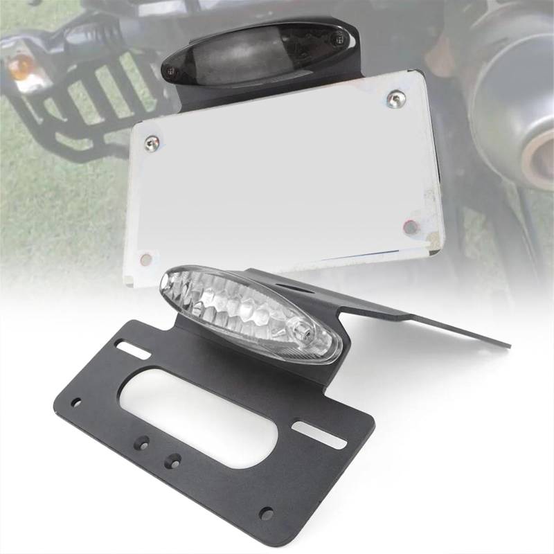 MKYOKO Kennzeichenhalter-Rahmen Für K&awasaki KLR 650 KLR650 2022–2023, Motorrad-Heck-Endstück-Ordentlich, Fender-Eliminator-Set von MKYOKO