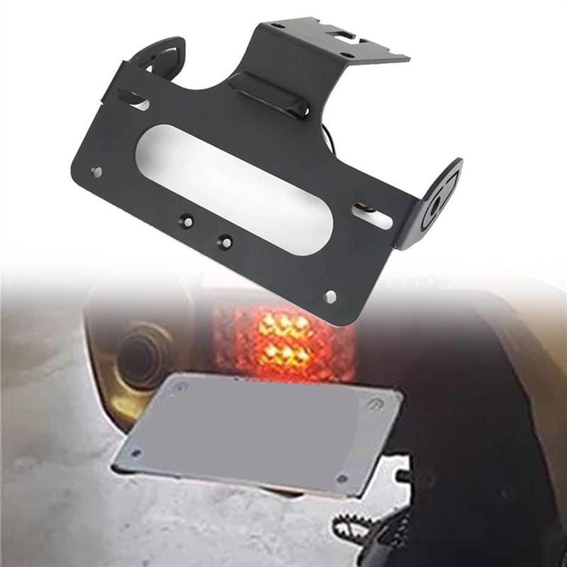 MKYOKO Motorrad F&Ender Eliminator Kit Für NinjaH2 H2r Hinten Schwanz Ordentlich Kennzeichen Halter Halterung Für K&awasaki Für Ninja H2 H2R 2015 2016 2017 2018 2019 2020 2021 2022 von MKYOKO