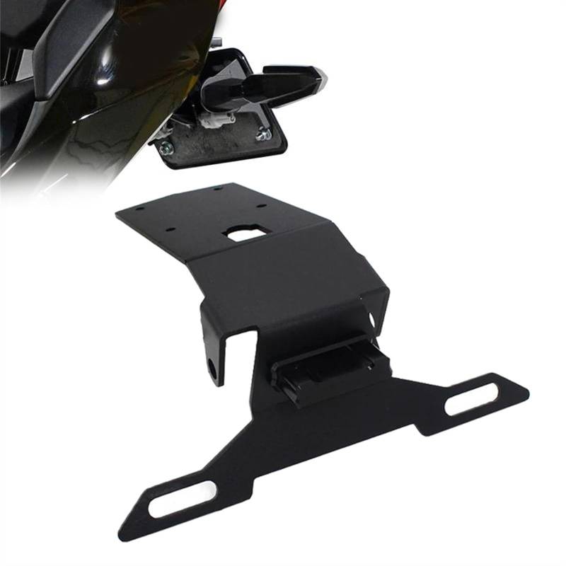 MKYOKO Motorrad Für K&awasaki Für NINJA H2 Sx H2-Sx Zx1000 ZX 1000 2018 2019 2020 Kennzeichen Halterung Halter Halterung Mit Licht von MKYOKO