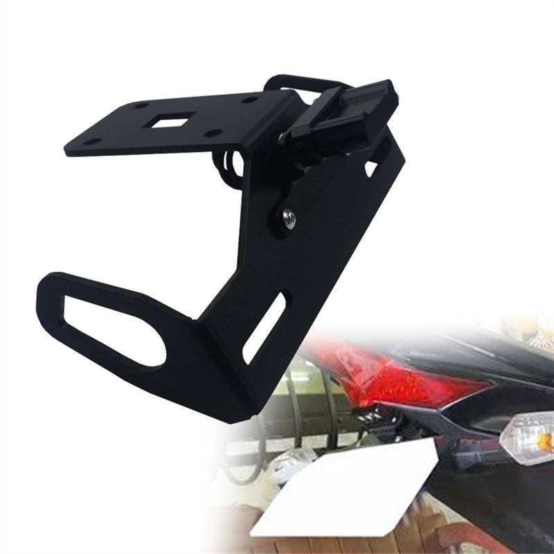 MKYOKO Motorrad Für K&awasaki Z1000 2014 2015 2016 2017 Z1000R 2018 2019 2020 Registrierung Kennzeichen Rahmen Halterung Halter Mit Licht von MKYOKO