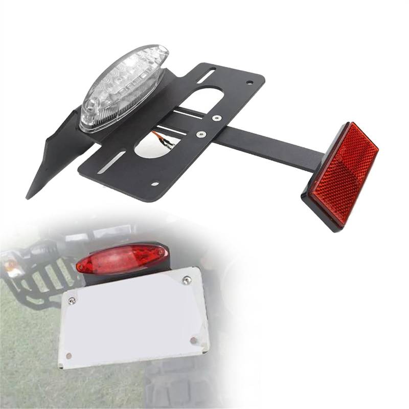 MKYOKO Motorrad Hinten Schwanz Ordentlich F&Ender Eliminator Für K&awasaki KLR 650 2022-2023 KLR650 Lizenz Kennzeichen Halter Halterung von MKYOKO