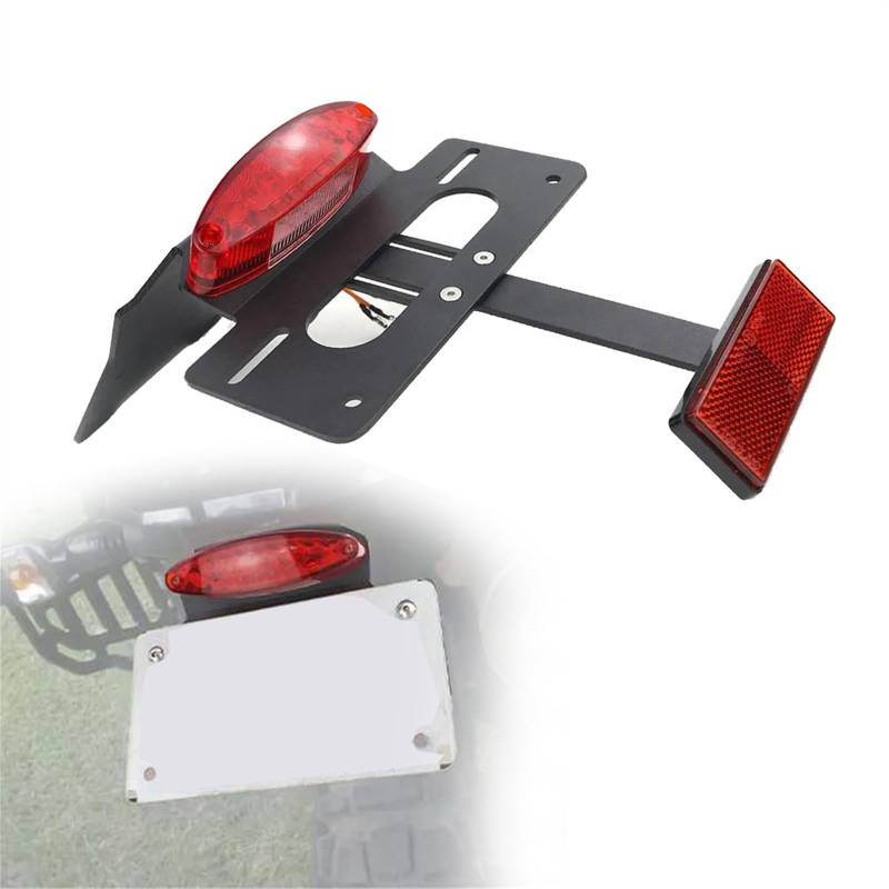 MKYOKO Motorrad Hinten Schwanz Ordentlich F&Ender Eliminator Für K&awasaki KLR 650 2022-2023 KLR650 Lizenz Kennzeichen Halter Halterung von MKYOKO