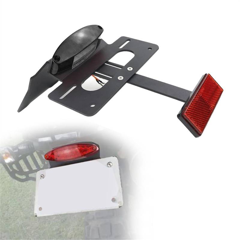 MKYOKO Motorrad Hinten Schwanz Ordentlich F&Ender Eliminator Für K&awasaki KLR 650 2022-2023 KLR650 Lizenz Kennzeichen Halter Halterung von MKYOKO