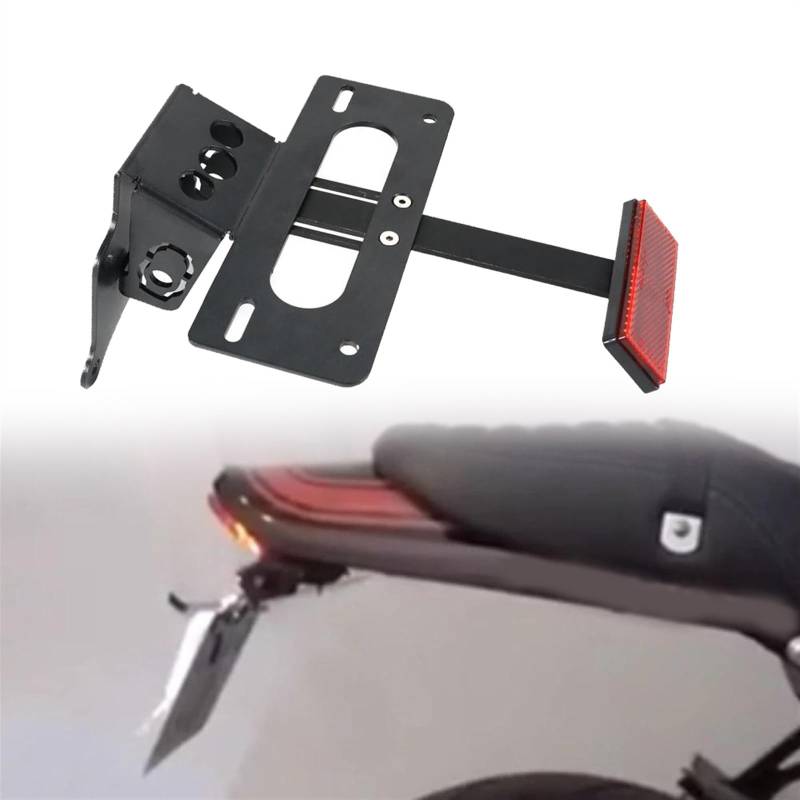 MKYOKO Motorrad Hinten Schwanz Ordentlich F&ender Eliminator Für K&awasaki Z900RS 2018-2023 2019 2020 2021 2022 Kennzeichen Halter Halterung von MKYOKO