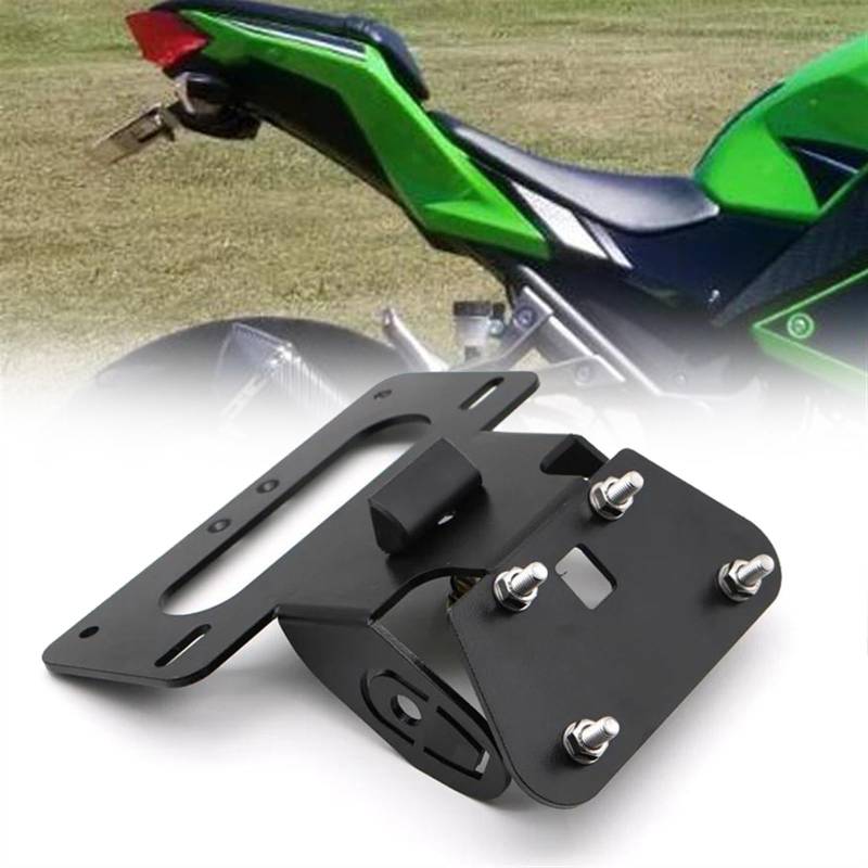 MKYOKO Motorrad Kennzeichenhalter Für K&awasaki Für Ninja 250 EX250 2013-2017 2014 2015 2016 2017 Hinten Schwanz Tidy F&ender Eliminator von MKYOKO