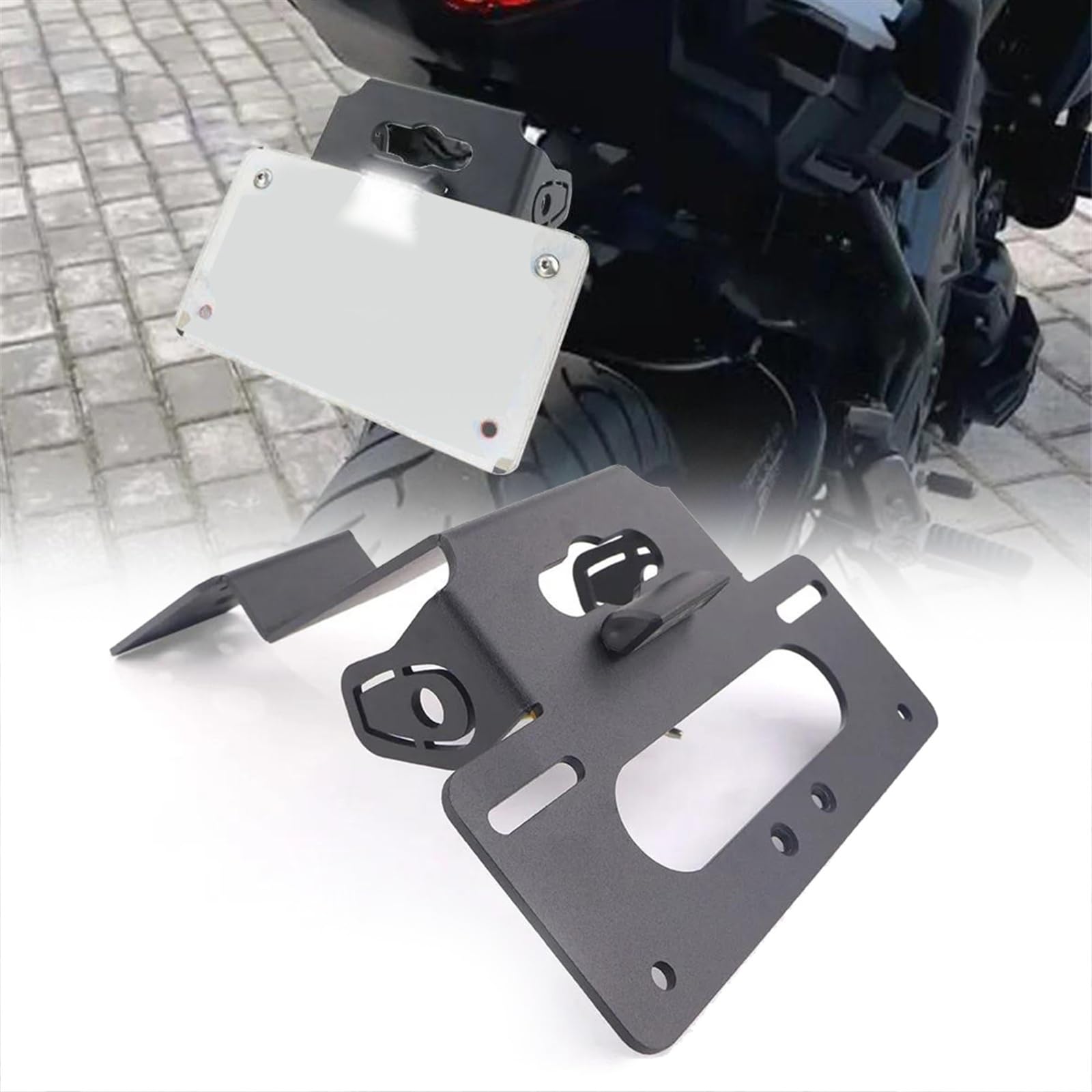 MKYOKO Motorrad-Kennzeichenhalter-Rahmen Für K&awasaki Für Versys 650 2015 2016 2017 2018 2019 2020 2021 2022 2023 Heck-Endstück-Ordentlicher Fender-Eliminator-Satz MKYOKO Motorrad-Kennzeichenhalter-Rahmen Für K&awasaki Für Versys 650 2015 2016 2017 2018 2019 2020 2021 2022 2023 Heck-Endstück-Ordentlicher Fender-Eliminator-Satz von MKYOKO