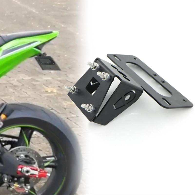 MKYOKO Registrierungs-Kennzeichenhalter Für K&awasaki ZX-10R ZX10R 2016 2017 2018 2019 2020 Tail Tidy F&Ender Eliminator Kit Motorrad Aluminium von MKYOKO