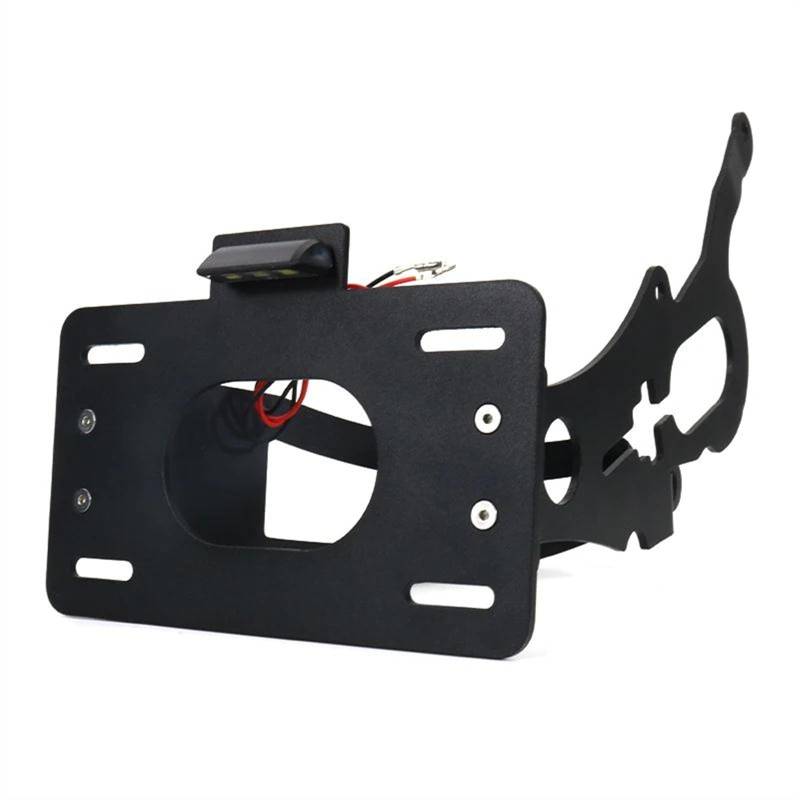 MKYOKO Seitlicher F&Ender Eliminator, Seitlich Montierter Kennzeichenhalter, Seitlicher Kennzeichenhalter Für K&awasaki Für Vulcan 800 VN800 1995 96 97 98 99 2000 01 02 03 04 05 06 von MKYOKO