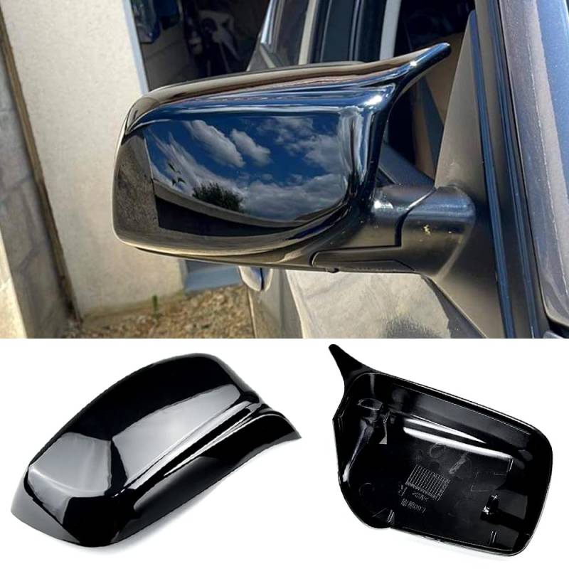 MKptopia Auto Seitenspiegel Spiegel Set Kompatibel mit BM-W E60 E61 2003-2008 Schwarz von MKptopia