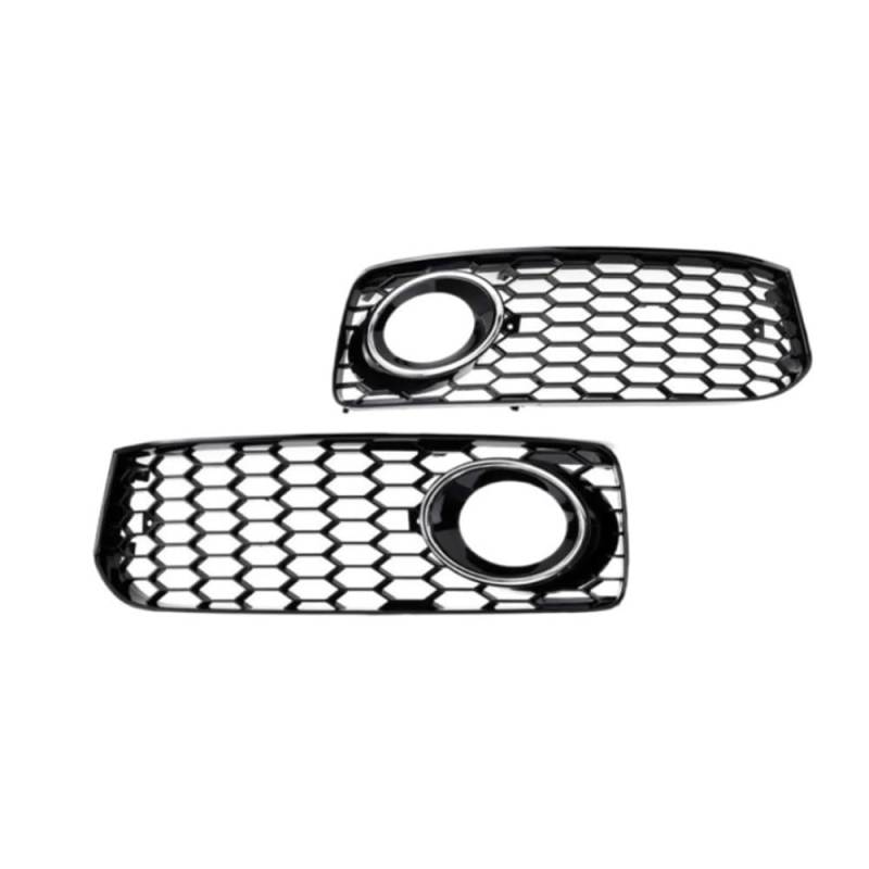 Auto Scheinwerfer Gitter 1 Paar Auto-Nebelscheinwerfergitter für A5 für S-Linie S5 B8 RS5 2008-2012 Wabengitter-Nebelscheinwerferabdeckungsgitter von MLIOJU