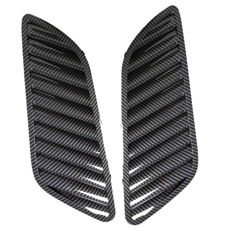 Auto Scheinwerfer Gitter Auto-Frontgrill-Haube-Abdeckung Carbonfaser-Optik Motorhaubengrill Luftauslass-Entlüftungsabdeckung Verkleidung für E90 E91 E92 F30 E46 DTM von MLIOJU