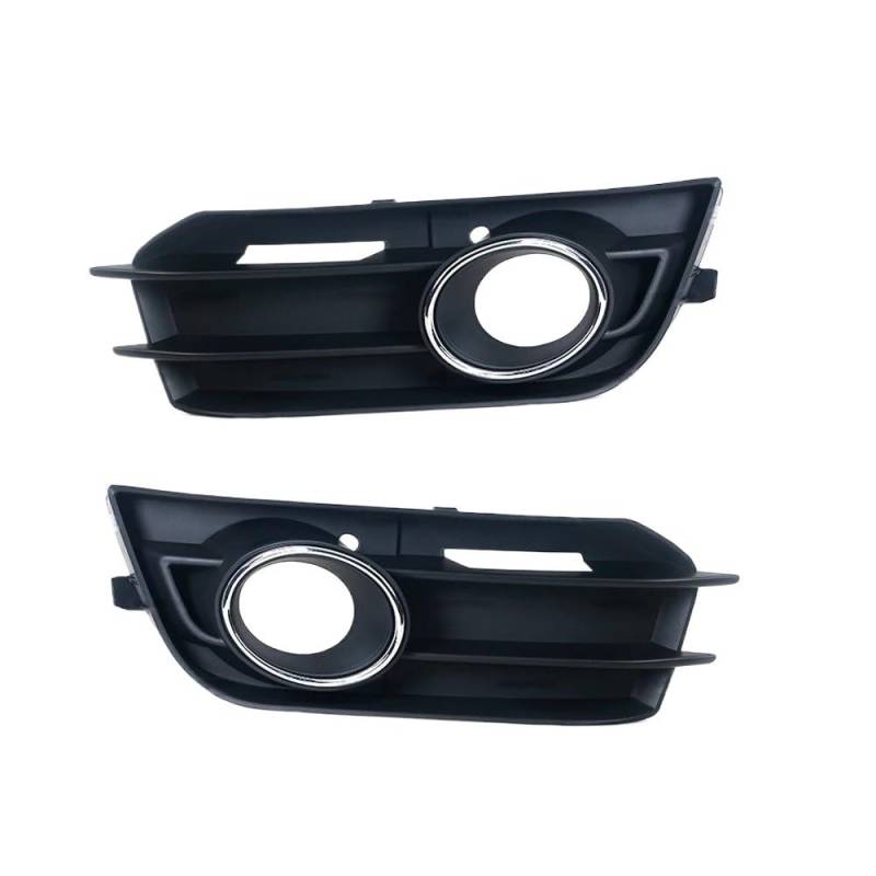 Auto Scheinwerfer Gitter Für A1 2010 2011 2012 2013 2014 Front Stoßstange Nebel Licht Kühlergrill Abdeckung Schwarz 8X0807681A 8X0807682A von MLIOJU