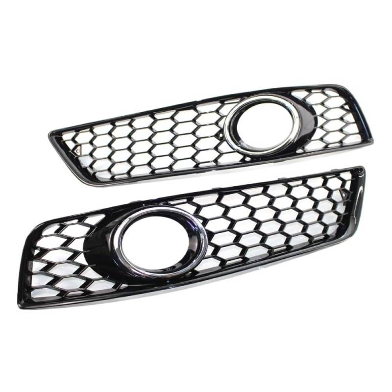 Auto Scheinwerfer Gitter Für A3 8P 2009 2010 2011 2012 2013 1 Paar Frontstoßstange Nebelscheinwerfer Kühlergrill Auto Honeycomb Mesh Nebelscheinwerfer Kühlergrill Abdeckung von MLIOJU