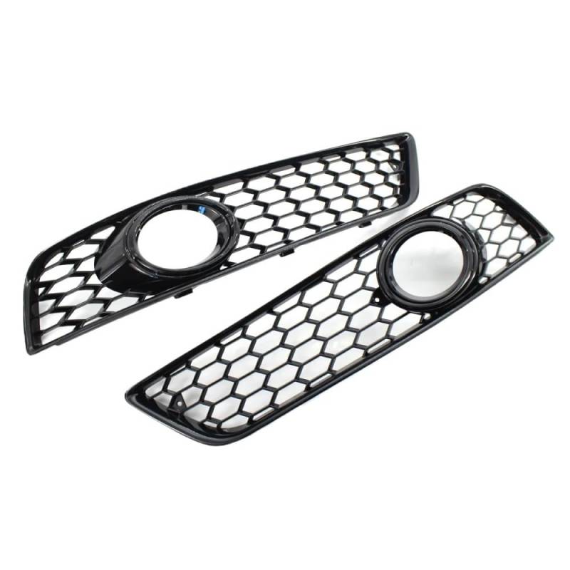 Auto Scheinwerfer Gitter Für A3 8P 2009 2010 2011 2012 2013 1 Paar Frontstoßstange Nebelscheinwerfer Kühlergrill Auto Honeycomb Mesh Nebelscheinwerfer Kühlergrill Abdeckung von MLIOJU