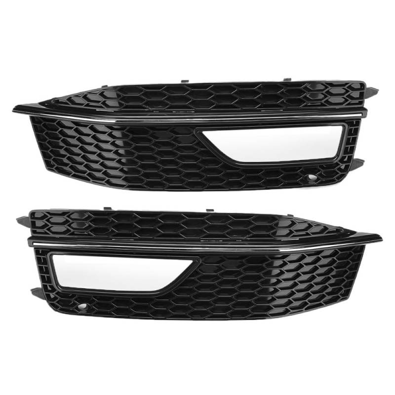 Auto Scheinwerfer Gitter Für A4 B8 Für S-Linie S4 2012 2013 2014 2015 Front Stoßstange Nebel Licht Kühlergrill 1 Paar Auto Nebel Lampe Grill Abdeckung von MLIOJU
