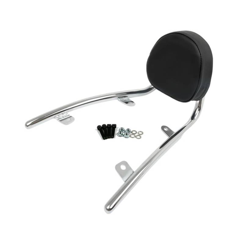 Hinten Abnehmbare Rückenlehne Motorrad Hinten Passagier Rückenlehne Sissy Bar Mit Kissen Pad Für Für Fury VT1300 CX VT 1300 CX VT1300CX 2010-2021 von MLIOJU