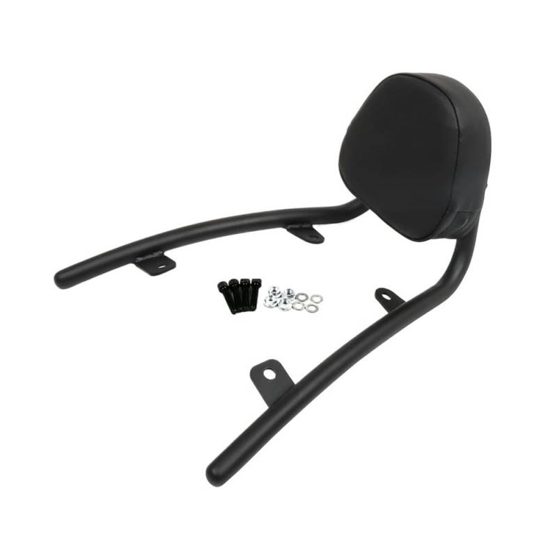 Hinten Abnehmbare Rückenlehne Motorrad Hinten Passagier Rückenlehne Sissy Bar Mit Kissen Pad Für Für Fury VT1300 CX VT 1300 CX VT1300CX 2010-2021 von MLIOJU