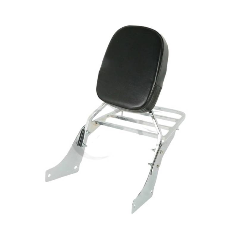 Hinten Abnehmbare Rückenlehne Motorrad Sissy Bar Rückenlehne Mit Gepäckträger Set Für Für Shadow ACE 1100 Für Sabre VT1100 VT1100 Alle Jahre von MLIOJU
