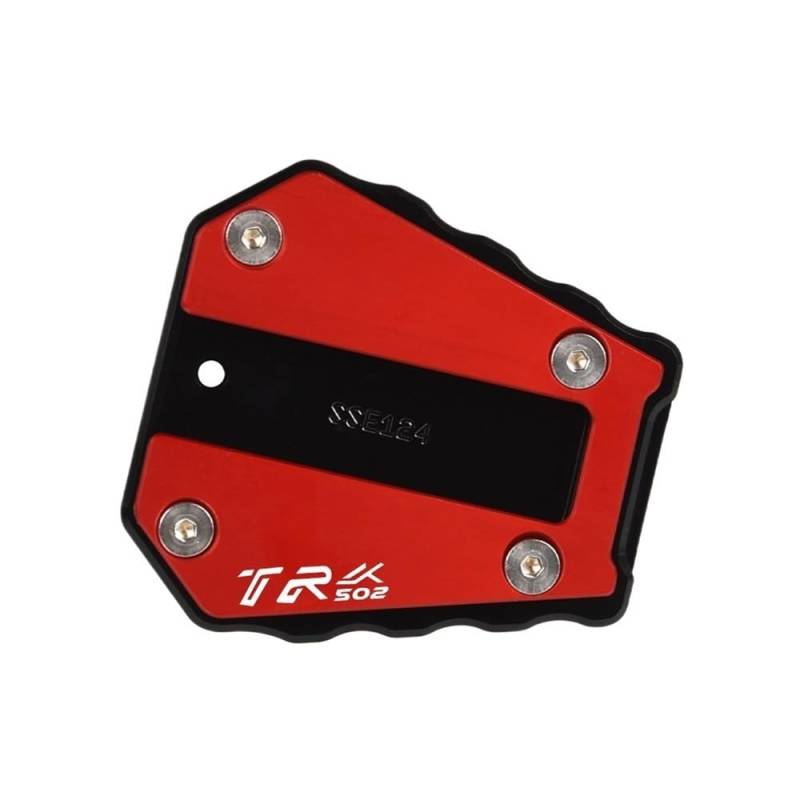 Seitenständer Pad FÜR TRK520X 2017 18 2019 Motorrad TRK 502X 2020 2022 2021 Seitenständer-Vergrößerungsplatte Ständerverlängerung TRK 502X2023 von MLIOJU