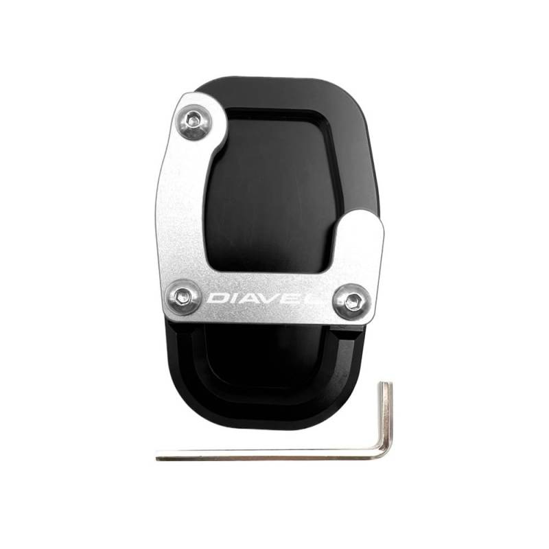 Seitenständer Pad Für Diavel 1260 1260S Diavel1260 2019-2023 2022 2021 Motorrad Kickstand Fuß Seite Stehen Verlängerung Pad Unterstützung Platte von MLIOJU