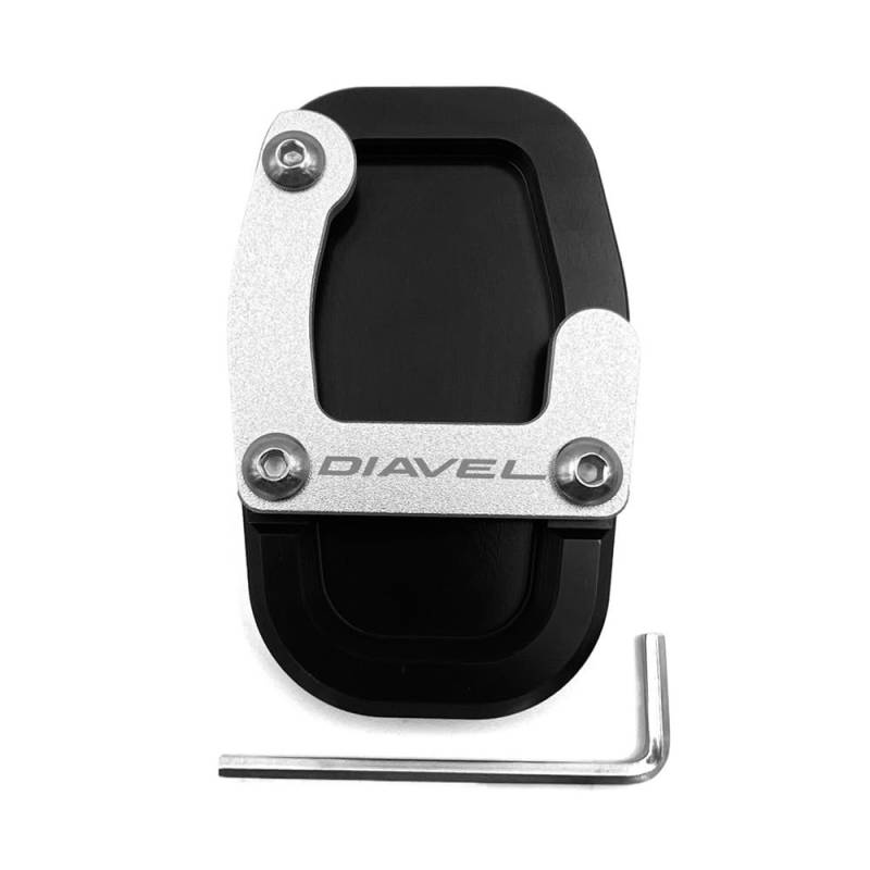 Seitenständer Pad Für Diavel 1260 1260S Diavel1260 2019-2023 2022 2021 Motorrad Kickstand Fuß Seite Stehen Verlängerung Pad Unterstützung Platte von MLIOJU