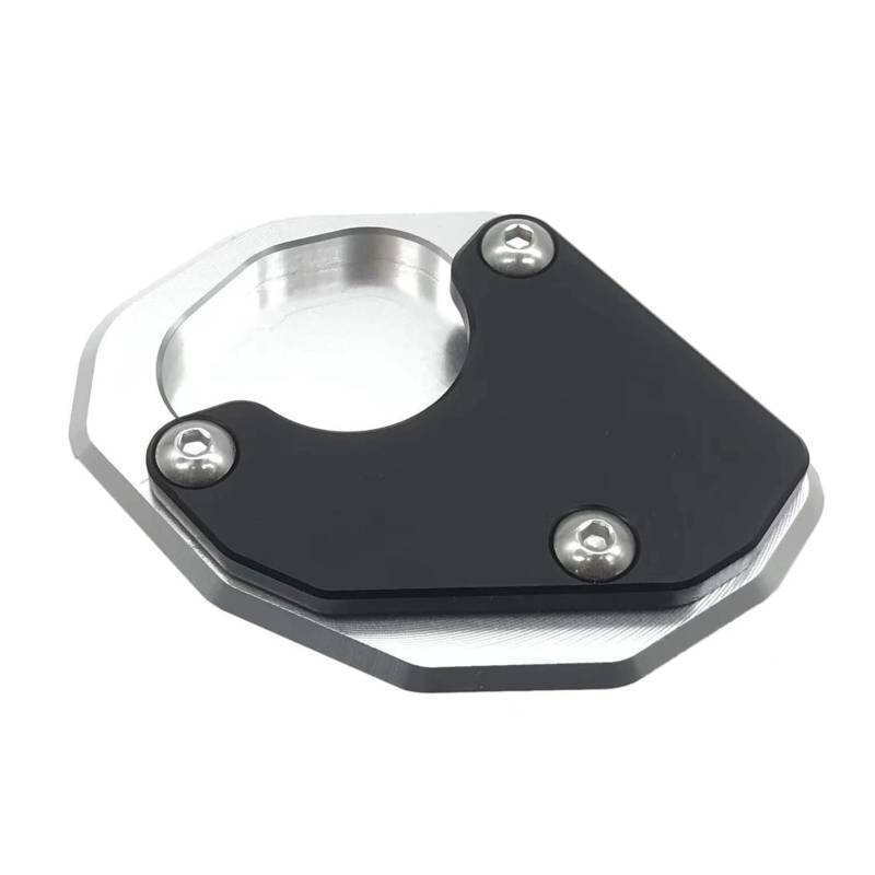 Seitenständer Pad Für T&riumph Trident 660 2021 2022 Motorrad Kickstand Fuß Seitenständer Verlängerung Vergrößern Pad Stützplatte Schwarz von MLIOJU